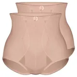 SASSA Damen Miederslip Miederhose, Einfarbig, Gr. 48 (Herstellergröße: 95), Beige (Puder 00400) - 48