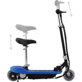 vidaXL E-Scooter mit Sitz 120 W Blau