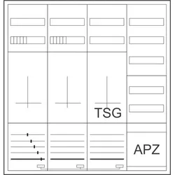 EATON Zähler-Komplettschrank ZSDZZTV1100APZBKPT31