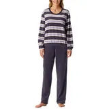 Schiesser Damen Schlafanzug lang Frottee warm kuschelig wohlfühlen - Nightwear - 38