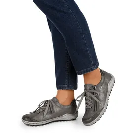REMONTE Schnürschuh, in Metallic-Optik