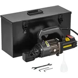 Vevor Elektrischer hydraulischer Bolzenschneider, 1000-W-Bewehrungsschneider, schneidet bis zu 4–16 mm Bewehrungsstäbe in 2 Sekunden, Bewehrungsstahlschneider mit ölreichem Zubehör, Schwarz