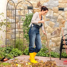 Relaxdays Rankgitter 2er Set 179 x 52 cm Braun