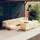 vidaXL Garten-Lounge-Set 10-tlg. creme Kiefer