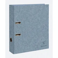 Clairefontaine 4x Kollektion Jeans & Cocoa, Ordner A4, Rücken 7cm, Jeans - Jeansblau 83531C
