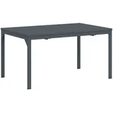 vidaXL Ausziehtisch 210 x 90 x 73 cm Anthrazit