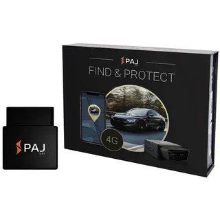 Paj GPS CAR OBD 4G 2.0 GPS Tracker Fahrzeugtracker Schwarz
