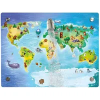 Fredis Kinderdusche Welt, Flexible Duschwand mit Duschkopf, 2 verschiedene