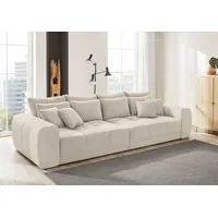 Jockenhöfer Gruppe Big-Sofa Moldau XXL, B: 306 cm, Mega-Sofa, mit Federkern & 4 Zierkissen beige