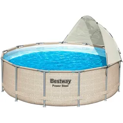 Sonnenschutzdach für runde Pools