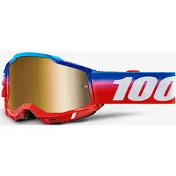 100% Accuri II Unity Motocross Brille, rot-blau für Männer