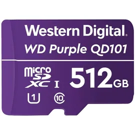 Western Digital WD Purple SC Ultra Endurance microSD Card 512 GB (512 GB, microSDXC Speicherkarte
