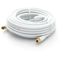 PremiumX Koaxialkabel 12,5 m Weiß
