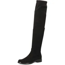 Overkneestiefel, mit XS-Stretchschaft, Gr. 38, schwarz, , 12961724-38