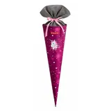 Step By Step Schultüte ,mit eingenähtem Bändchen - Rosa