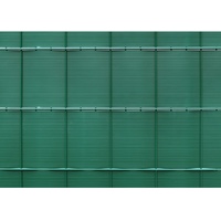 FLORAWORLD PVC-Sichtschutzstreifen Grün profiliert 24 cm x 201,5 cm 4er Pack