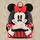 Disney Minnie Cupcake Rucksack schwarz/rot