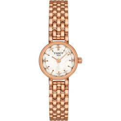 Tissot T-Lady Lovely Round T140.009.33.111.00 - Perlmutt hell,PVD Beschichtung rosegold - 19.5mm