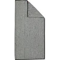 Done. Duschtuch DAILY Shapes Stripes", Bright White/Black, one size