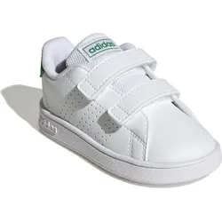 adidas Advantage Lifestyle Court Two Hook-and-loop Shoes ftwwht/green/cblack (01F7) 8K