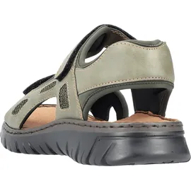 Rieker Freizeitsandalen Herren Grau/Grün 41