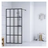 vidaXL Duschwand für Walk-in Dusche Klares Sicherheitsglas 90x195 cm