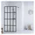 vidaXL Duschwand für Walk-in Dusche Klares Sicherheitsglas 90x195 cm
