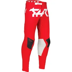 Thor Sportmode Riot, Textilhose - Neon-Rot/Weiß/Schwarz - 38