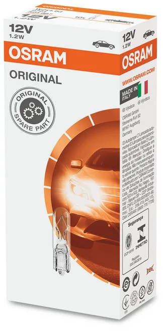 OSRAM Original Line Glühbirne 12V 1.2W - x10