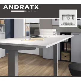 bümö Schreibtisch Andratx Eiche / Schwarz