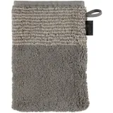 CAWÖ Luxury Home Two-Tone 590 Waschhandschuh 16 x 22 cm graphit