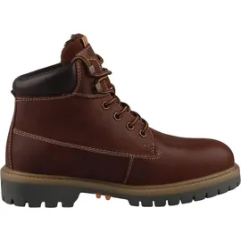 Dockers by Gerli Damen Combat Boots, Frauen Stiefeletten,warm gefüttert,uebergangsschuhe,uebergangsstiefel,schnürstiefel,Desert,42 EU - 42
