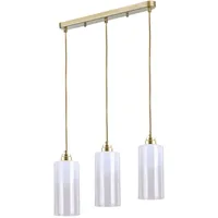 Rabalux | Kronleuchter an Schnur 3xE27/40W/230V - Gold/Weiß