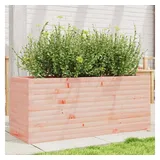 vidaXL Pflanzkübel 110x40x45,5 cm Massivholz Douglasie - Braun