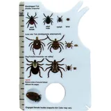 1Pc Zeckenkarte Mensch,Ermöglicht Einfaches Entfernen Von Zecken,Zeckenentferner Für Hunde Und Katzen Im Handlichen Taschenformat,8,5 X 5,4 X 0,1 cm,Ungezieferschutz,Zeckenentfernung bei Hunden