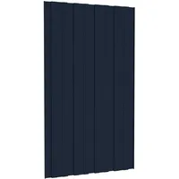 vidaXL Dachpaneel 12 Stk. Anthrazit 80 x 45 cm Verzinkter Stahl