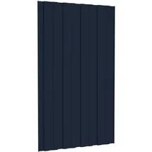 vidaXL Dachpaneel 12 Stk. Anthrazit 80 x 45 cm Verzinkter Stahl