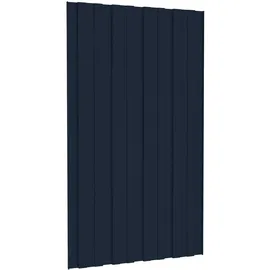 vidaXL Dachpaneel 12 Stk. Anthrazit 80 x 45 cm Verzinkter Stahl