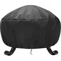 Nomiou Feuerschale Abdeckung Wasserdicht,Abdeckung Feuerschalen Für Den Garten,T