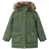 NAME IT Mädchen NKFMASTER Jacket PB Parka, Grün, 146 - 146