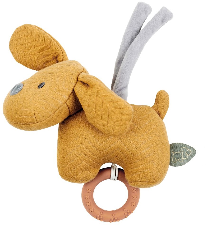 Nattou Mini-Spieluhr 20 cm - Hund Charlie - Caramel