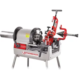 Rothenberger SUPERTRONIC 4SE Gewindeschneidmaschine,Auto, BSPT R 1/2"-4", 230V mit Fußschalter