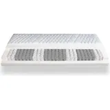 schwarzwaldmarie TFK – 7-Zonen-Tonnentaschenfederkernmatratze mit Comfortflex-Schaum, Größe: 90 x 210 cm, Härtegrad: H2