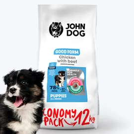 John Dog Good Form Welpe Huhn mit Rind 12 kg