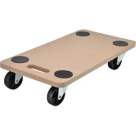 Hi Transportbrett Transport Rollbrett Möbelroller mit 4 Lenkrollen bis 200kg 95018