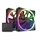 NZXT F140 RGB Gehäuselüfter 140mm Schwarz 2er Pack