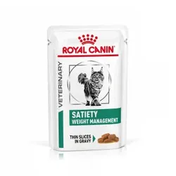 Royal Canin Veterinary Satiety Weight Management Katzen-Nassfutter 2 Kartons (24 x 85 g)
