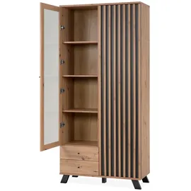 Finori Medan 56A TV-Board 138 x 44 x 40 cm Anthrazit/Holzwerkstoff