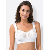 MISS MARY OF SWEDEN Miss Mary Lovely Lace Support Soft Bra BH weiß, G, 80, Damen,
