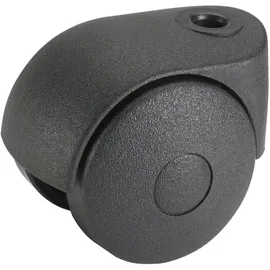 Dörner + Helmer Doppelrolle 40 mm, KS-schwarz Rueckenloch